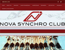 Tablet Screenshot of novasynchro.org